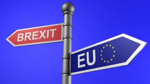 Thinkstock Sign post for Brexit and the EU