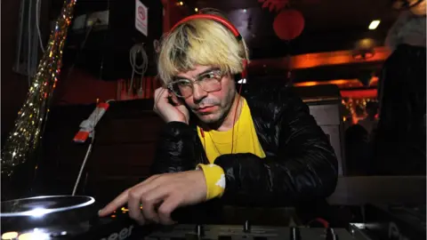 Getty Images Tim Burgess on the decks