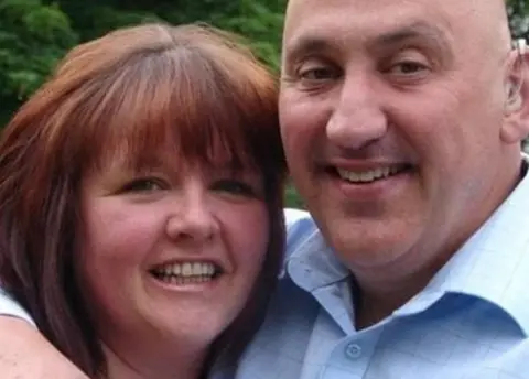 Tracey Parsons Tracey Parsons and partner David Bradley