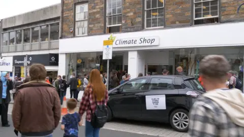 Tim Short The new climate shop in Aberystwyth