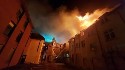 Exmouth Fire Station Knowle Drive, Sidmouth fire