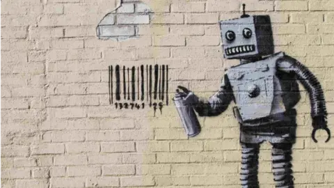 Reuters Tagging Robot in Coney Island, New York, which appeared in 2013