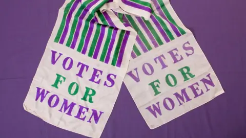 City of Edinburgh Council Votes for women sash