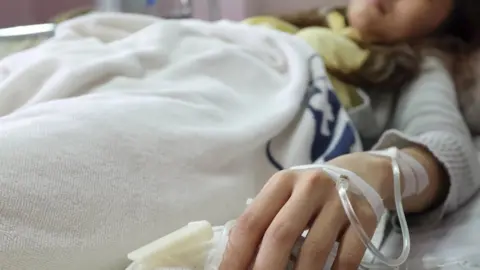 BBC Woman being treated