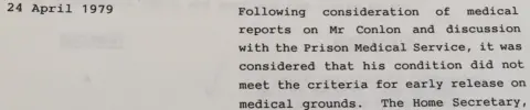 Merlyn Rees papers, LSE Library Memo - Chronology of the Maguire Seven case