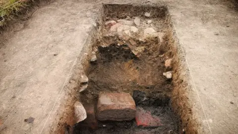 Soulton Hall A stone wall