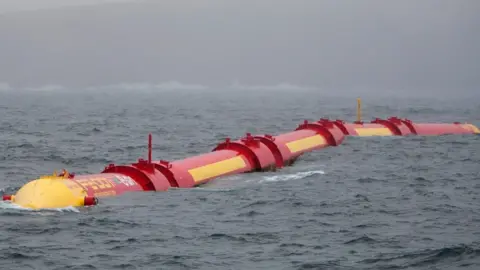 BBC Pelamis wave generation device