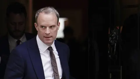 PA Media Dominic Raab