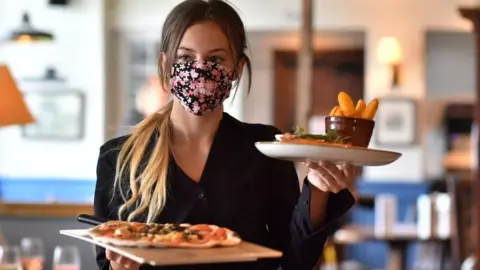 Getty Images restaurant worker