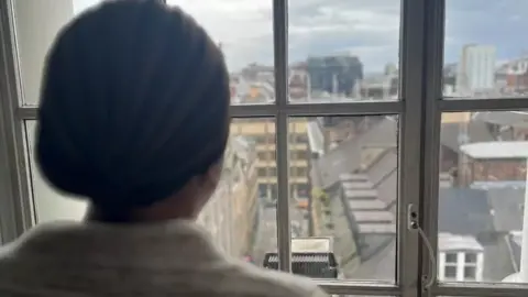 BBC Sally is a refugee who was granted asylum status in February this year.