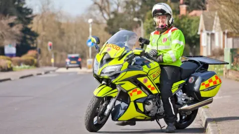 BBC Isabel Kydd on her blood bike