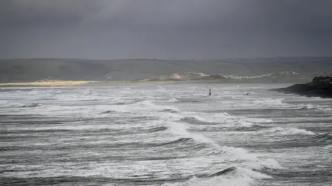 PA Media Windsurfers in Devon