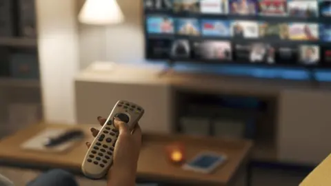 Getty Images Person watching TV