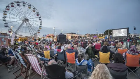 National Lottery An open-air cinema in Barry