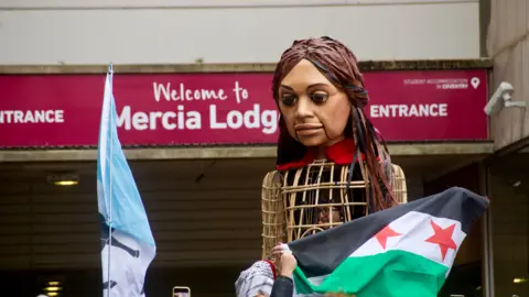 BBC Little Amal in Coventry