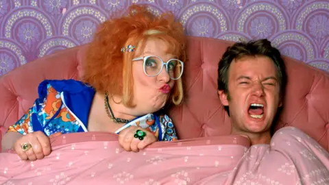 Kathy Burke and James Dreyfus in Gimme Gimme Gimme