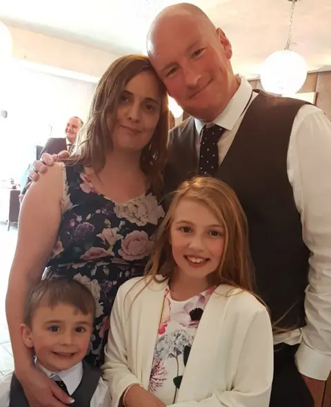 Becki Sulley Becky, Justin, Jake and Mia Sully