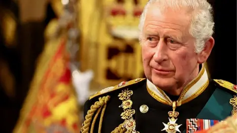 Getty Images Prince Charles at the state opening of parliament in 2022