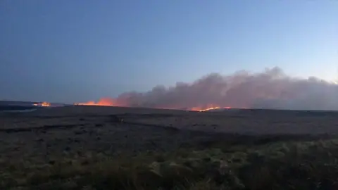 Marsden Moor fire