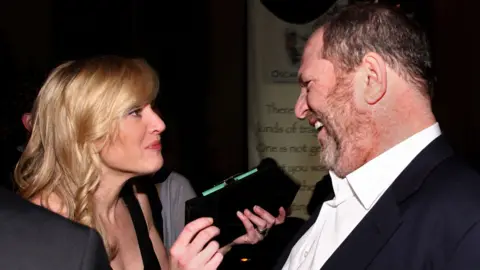 Getty Images Kate Winslet with Harvey Weinstein in 2009