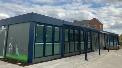 South Cambridgeshire District Council Temporary community hall at Northstowe