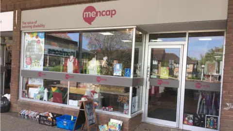 BBC Mencap's shop in The Paddocks, Old Catton, near Norwich