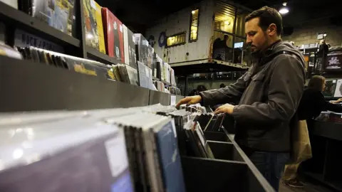 Getty Images Record store