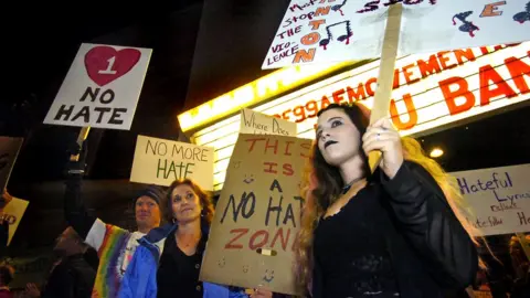 Getty Images Protestors in Colorado