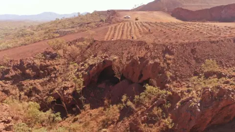 AFP File image shows Juukan Gorge in Western Australia