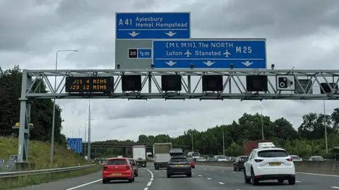 Geograph/Rob Purvis The M25, clockwise, by junction 20