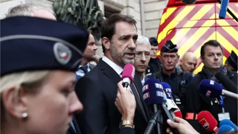 EPA Interior Minister Christophe Castaner initially suggested that Harpon had not given the "slightest reason for alarm"