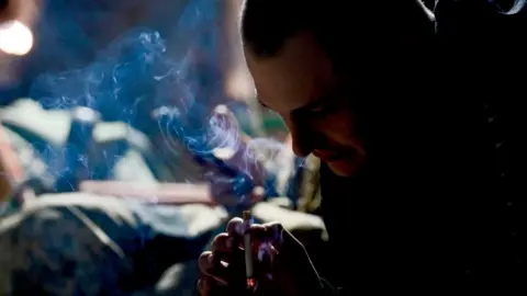 Darren Conway Soldier in the bunker