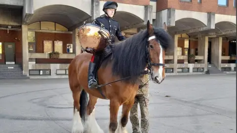 Huw Murphy Major Apollo training for the coronation