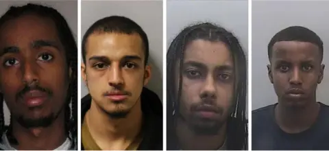 Devon and Cornwall Police Faisal Ibrahim, Shuiab Omar Awadh, Bobo Faki and Ahmed Abdullahi