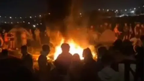 BBC Still from fire footage