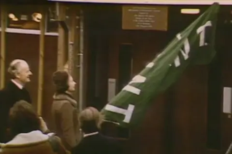 HM The Queen opens Ranworth Broad visitor centre, 1976