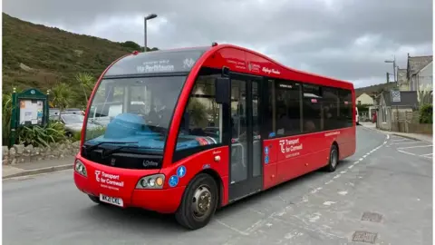 BBC A photo of a bus