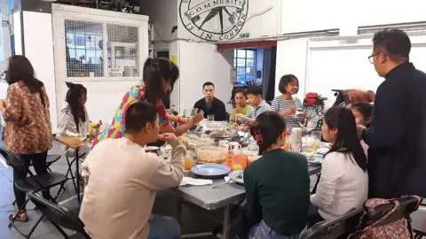 Kiara Corales Potluck event by ESEAS group, Bristol