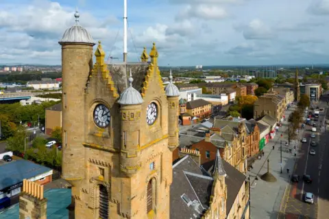 Alamy live news Rutherglen