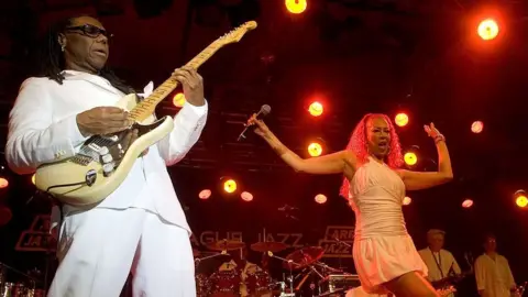 Getty Images Nile Rogers and Chic in May 2023