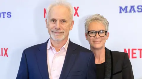 Greg Doherty Christopher Guest and Jamie Lee Curtis