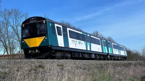 London Northwestern Class 230 train used on the Marston Vale Railway line