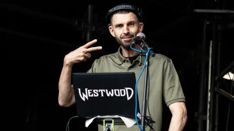 Getty Images Tim Westwood at the Wireless Festival in London in 2019