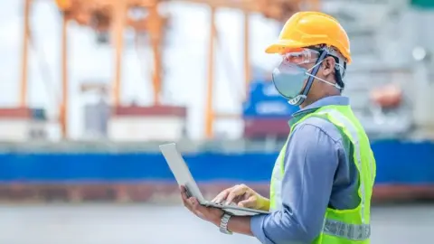 Getty Images Port worker