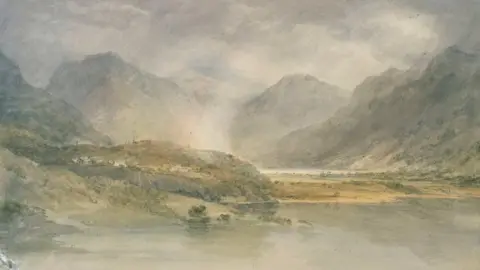 National Trust Turner painting of Crummock Water Looking Towards Buttermere