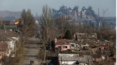 Reuters The Azovstal plant