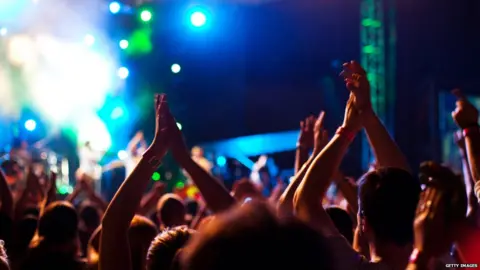 Getty Images A crowd at a night club