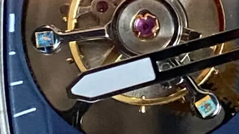 David A Lindon watch with micro-paintings