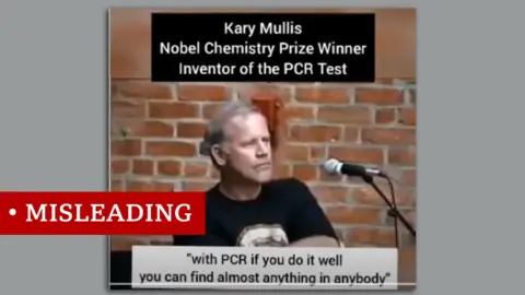 Screenshot of PCR inventor Kary Mullis