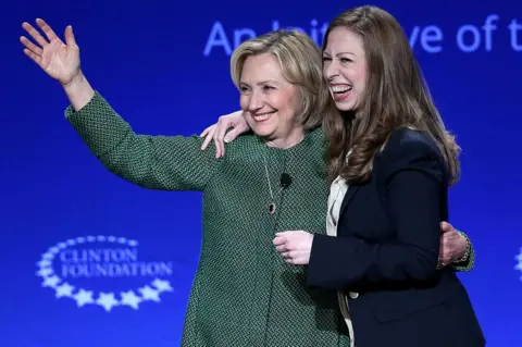 Getty Images Chelsea and Hillary Clinton